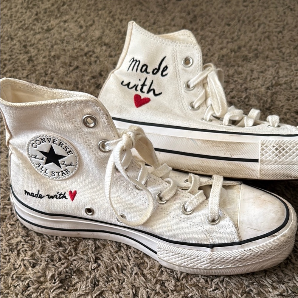 Converse All Star White High-Top Sneakers